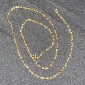 fine 14k gold chain necklace